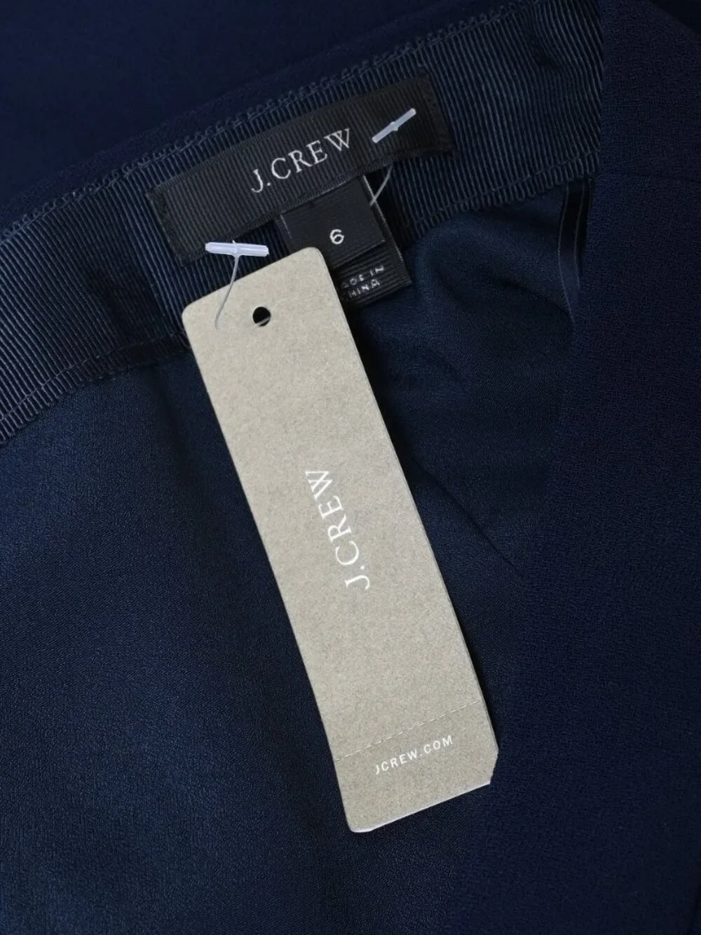 J. Crew Navy Midi Pencil Skirt